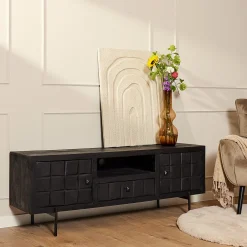 StarFurn Tv-Meubel Brandy Zwart 150cm