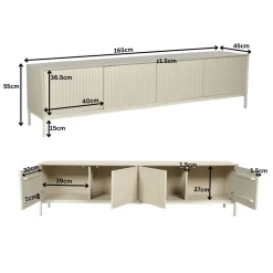 StarFurn Tv-meubel Madison Zand 165cm
