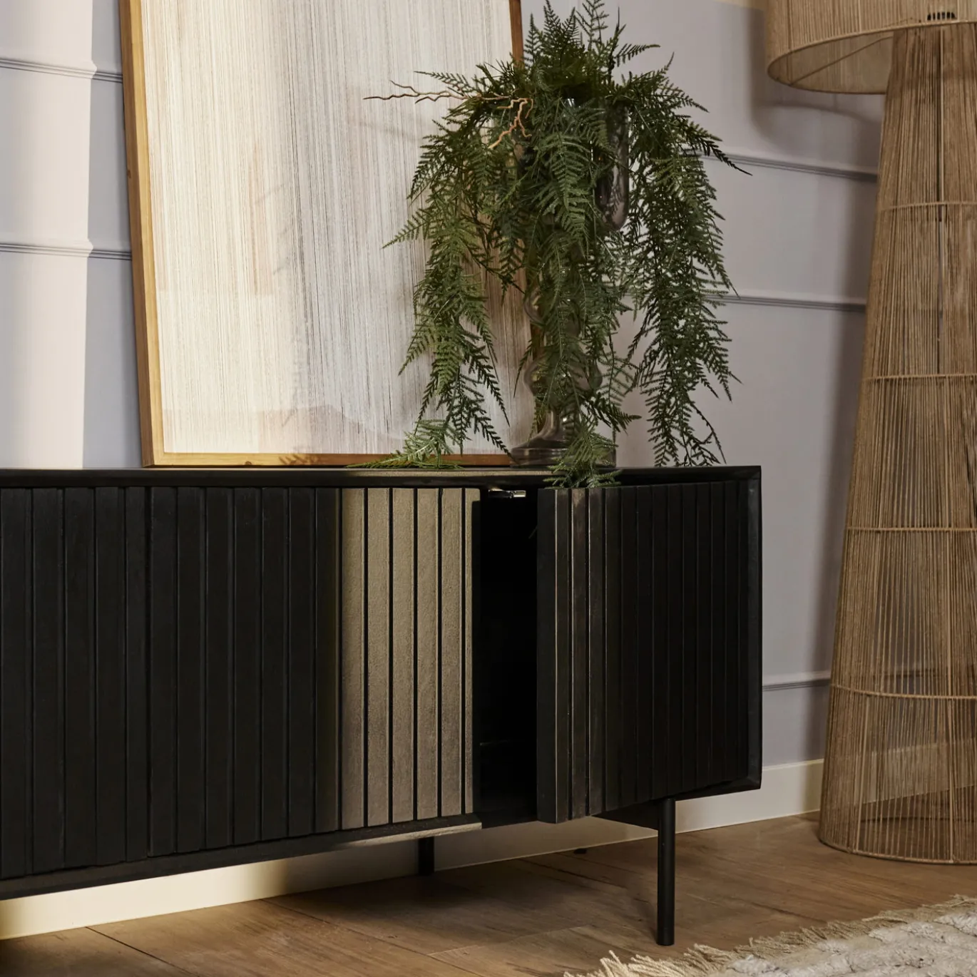 StarFurn Tv-Meubel Madison Zwart 165cm