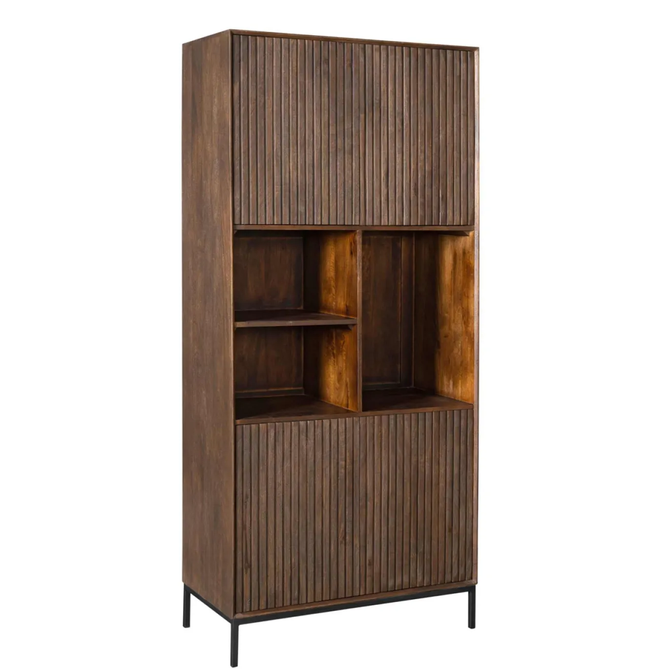 StarFurn Vakkenkast Madison Bruin 90cm