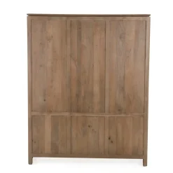 StarFurn Vakkenkast XL Dallas Naturel Mangohout 200x160cm