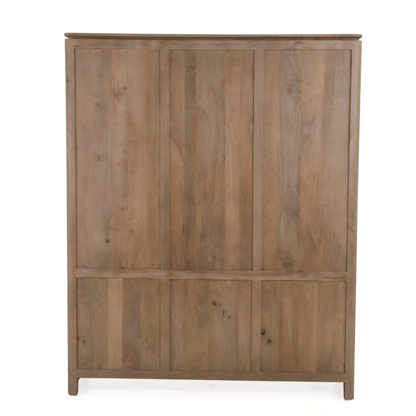 StarFurn Vakkenkast XL Dallas Naturel Mangohout 200x160cm