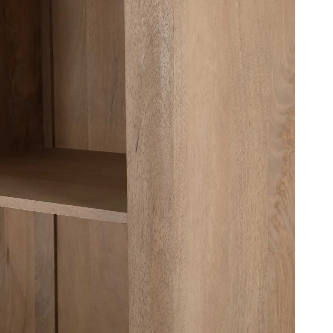 StarFurn Vakkenkast XL Dallas Naturel Mangohout 200x160cm