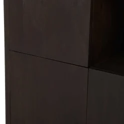 StarFurn Vakkenkast XL Dallas Bruin Mangohout 200x160cm