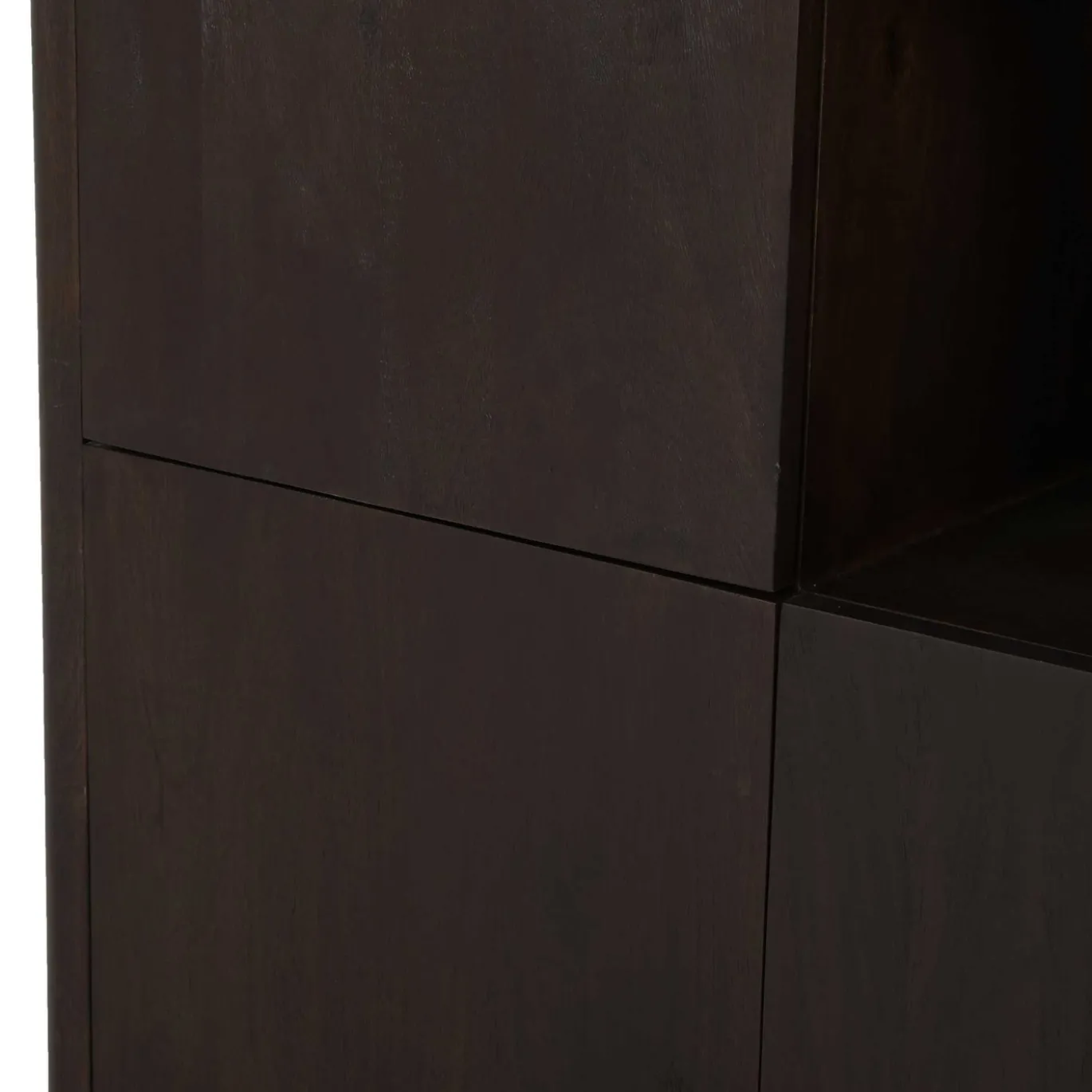 StarFurn Vakkenkast XL Dallas Bruin Mangohout 200x160cm