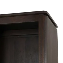 StarFurn Vakkenkast XL Dallas Bruin Mangohout 200x160cm