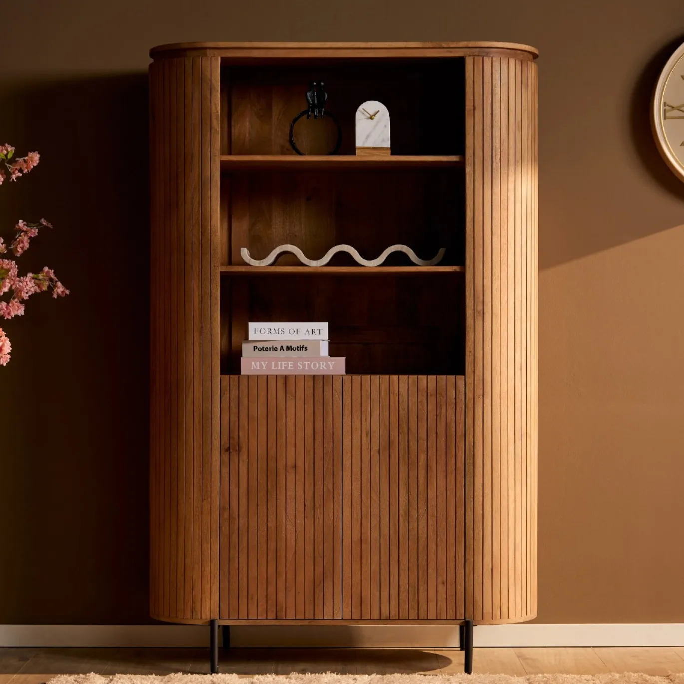StarFurn Wandkast Solana 115cm Naturel
