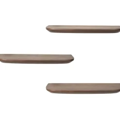 StarFurn Wandplank Gusta Bruin 60cm Set van 3