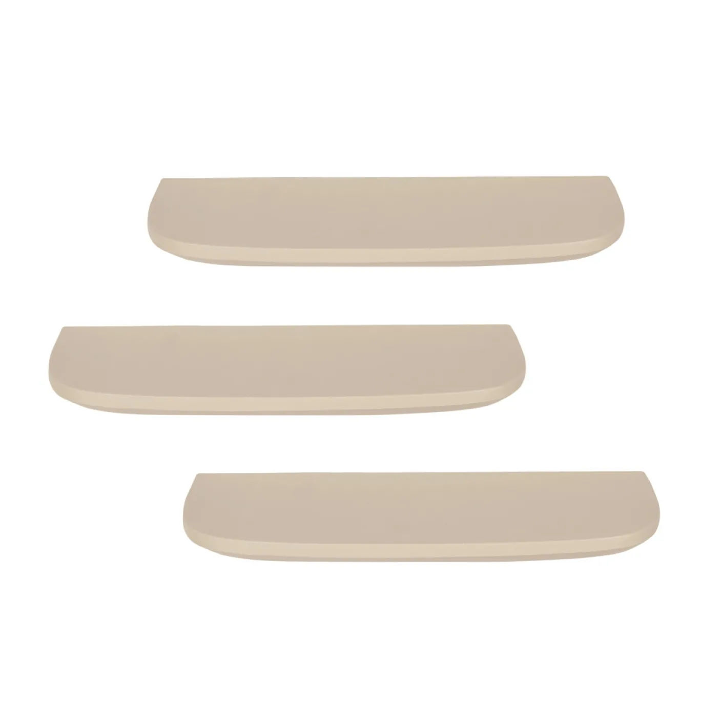 StarFurn Wandplank Gusta Zand 60cm Set van 3