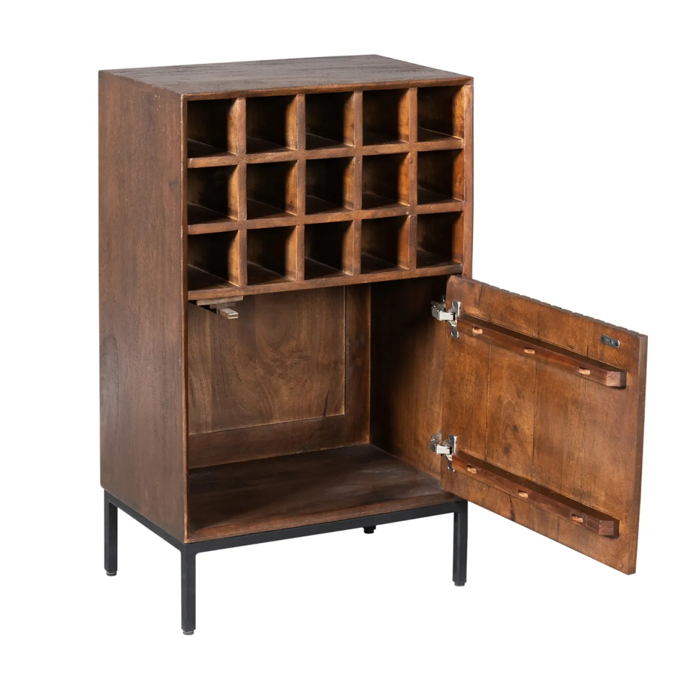 StarFurn Wijnkast Madison Bruin 55cm