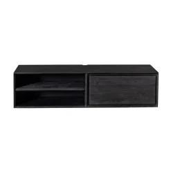 Starfurn Zwevend Tv-meubel Ambiance Zwart 120cm