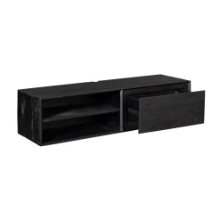 Starfurn Zwevend Tv-meubel Ambiance Zwart 120cm