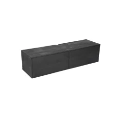 StarFurn Zwevend Tv-meubel Vision Zwart 120cm