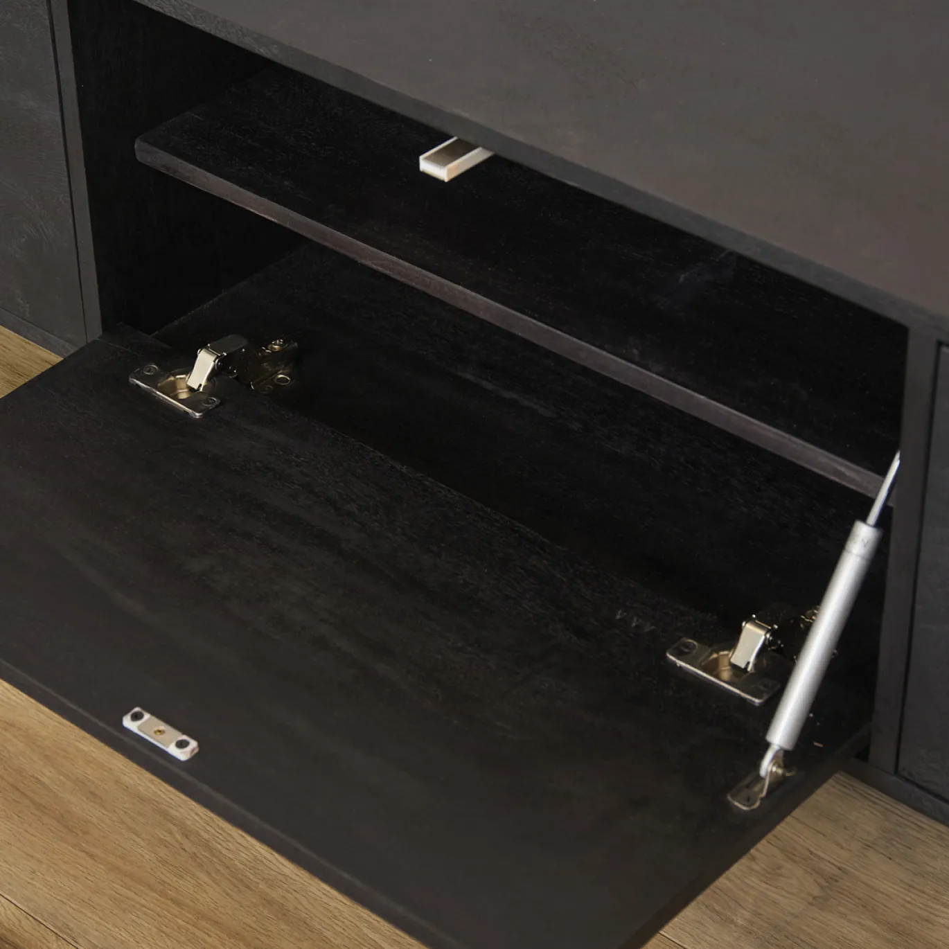 StarFurn Zwevend Tv-meubel Vision Zwart 120cm