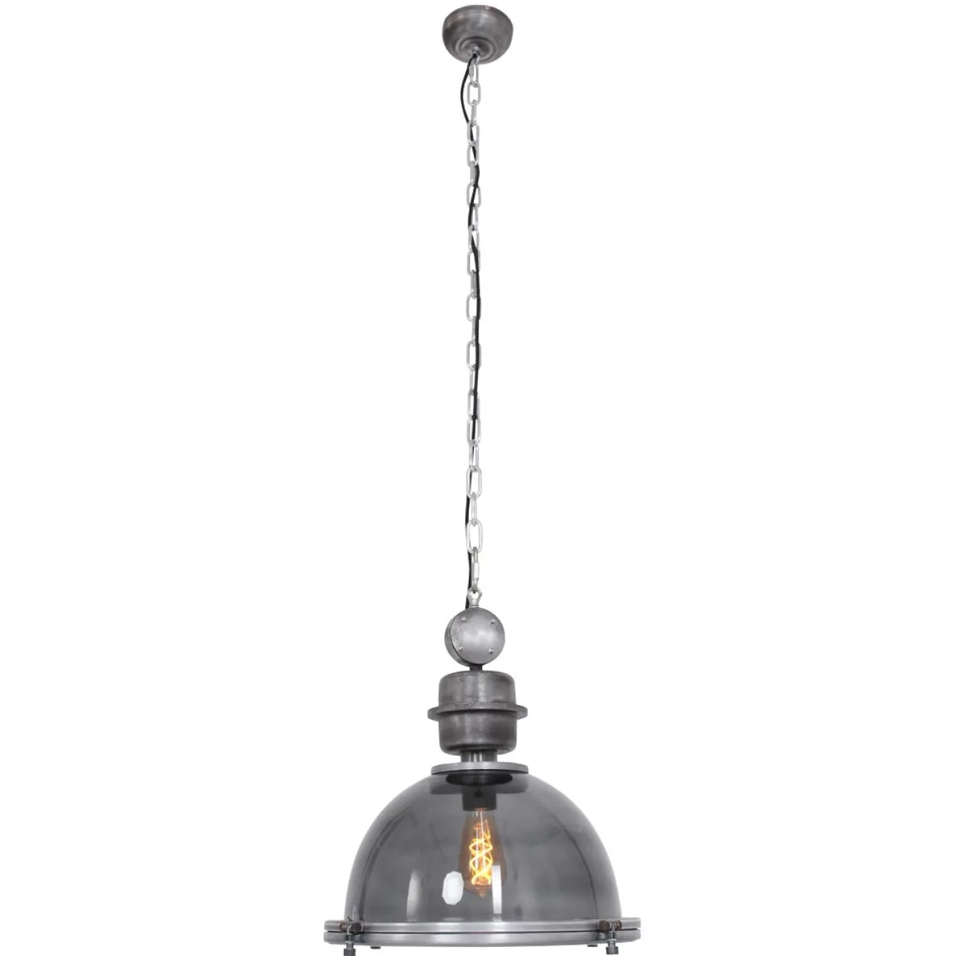 Steinhauer Bikkel Hanglamp Grijs Ø40cm