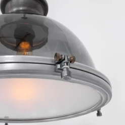 Steinhauer Bikkel Hanglamp Grijs Ø40cm