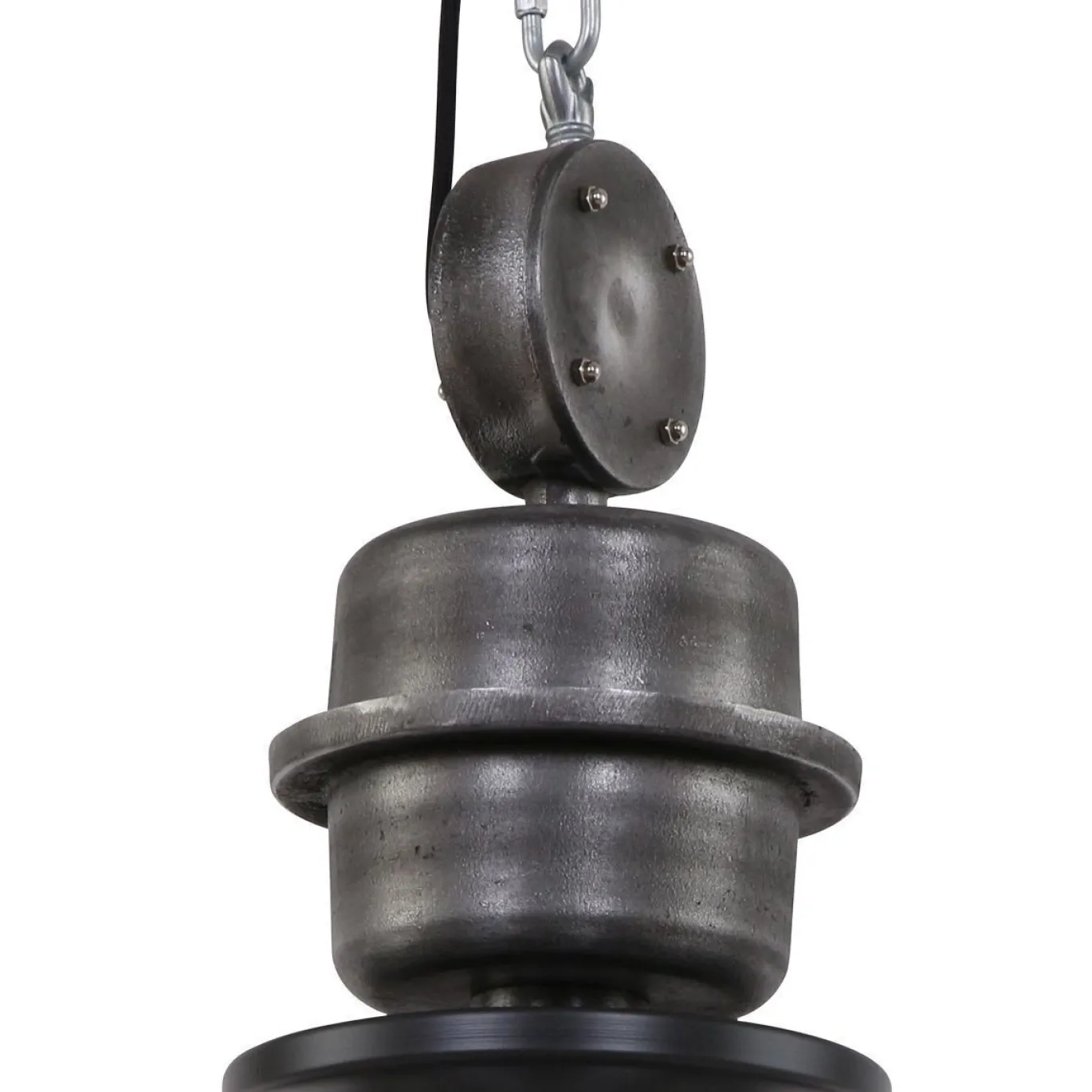 Steinhauer Bikkel Hanglamp XXL Zwart