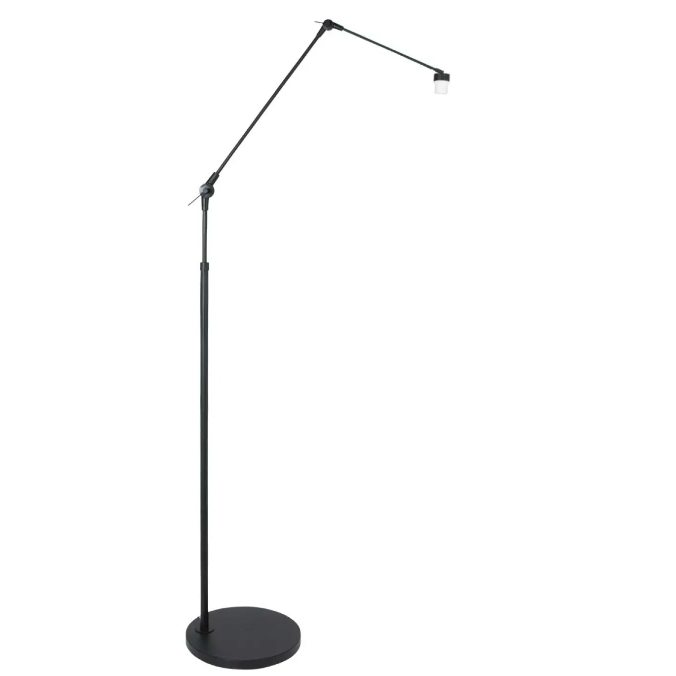 Steinhauer Booglamp Prestige Chic Zwart Gras Naturel
