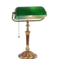 Steinhauer De Rio Tafellamp Brons Groen 39cm
