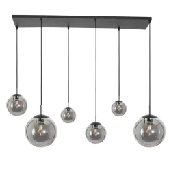 Steinhauer Hanglamp Bollique 6-Lichts Zwart