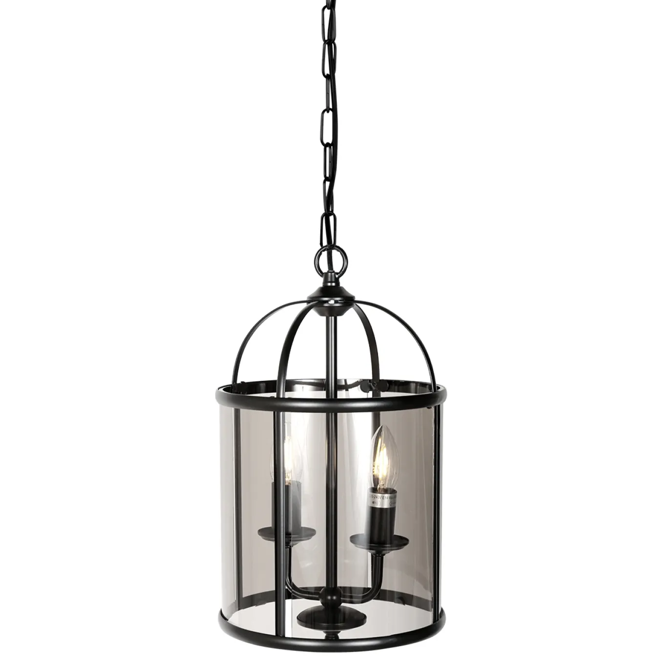 Steinhauer Hanglamp Pimpernel 2-Lichts Zwart