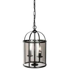Steinhauer Hanglamp Pimpernel 2-Lichts Zwart