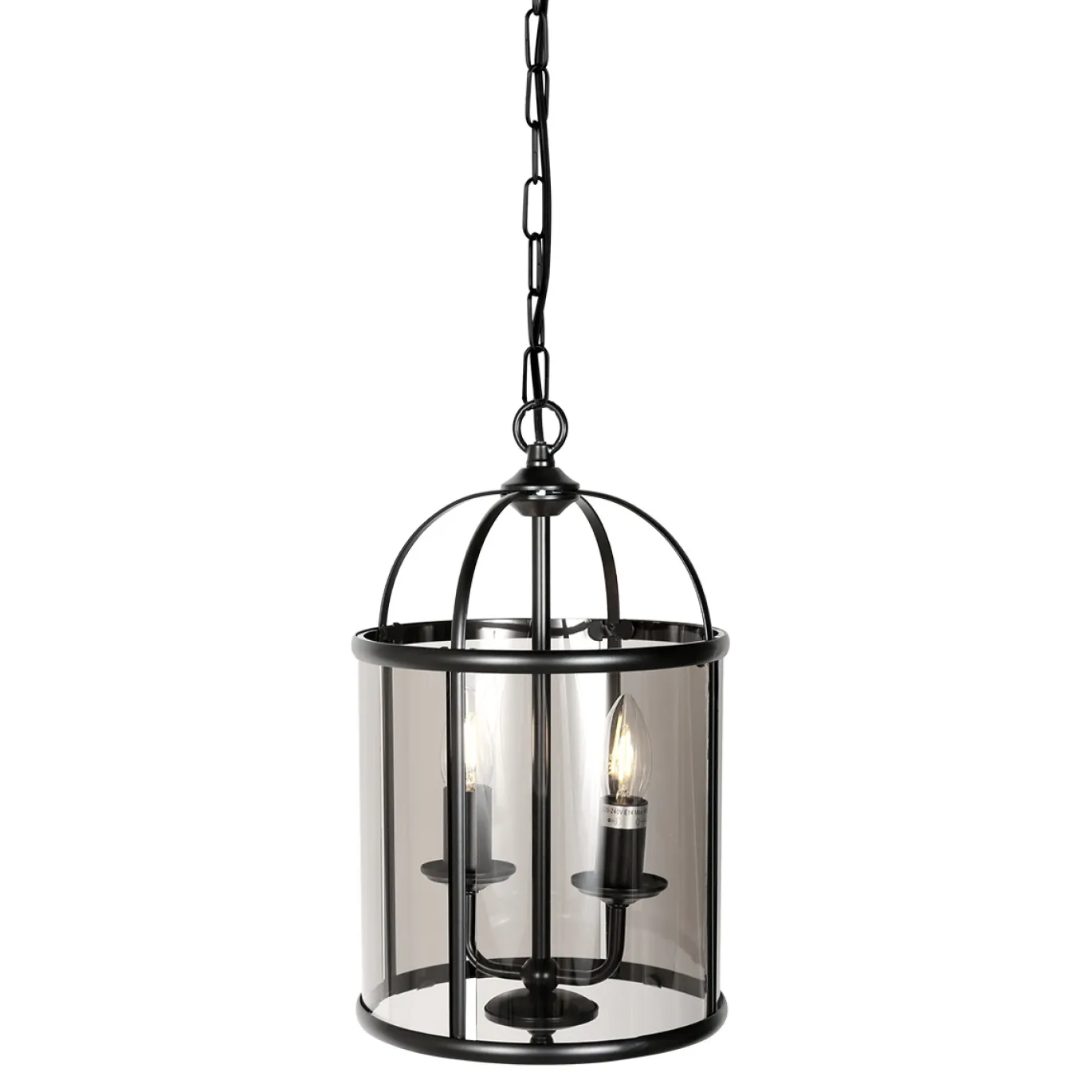 Steinhauer Hanglamp Pimpernel 2-Lichts Zwart