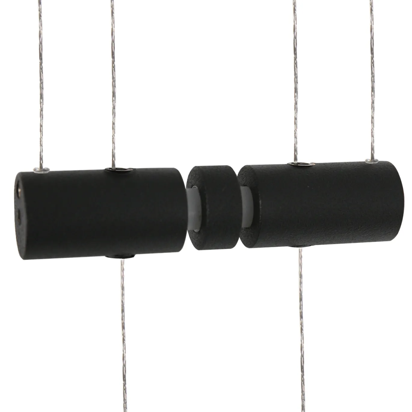 Steinhauer Hanglamp Piola 3-Lichts Zwart