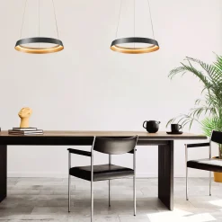 Steinhauer Hanglamp Ringlux Taps Zwart Ø60cm