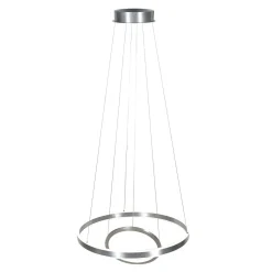 Steinhauer Hanglamp Ringlux met Binnenplaat Grijs Ø60cm
