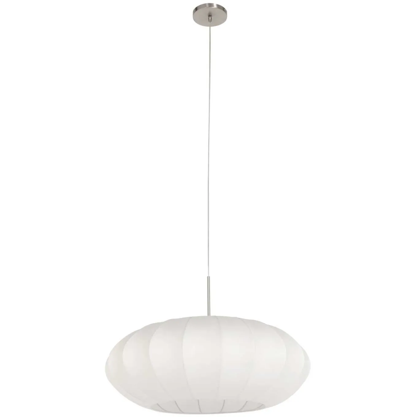 Steinhauer Hanglamp Sparkled Light Grijs Zijde Wit