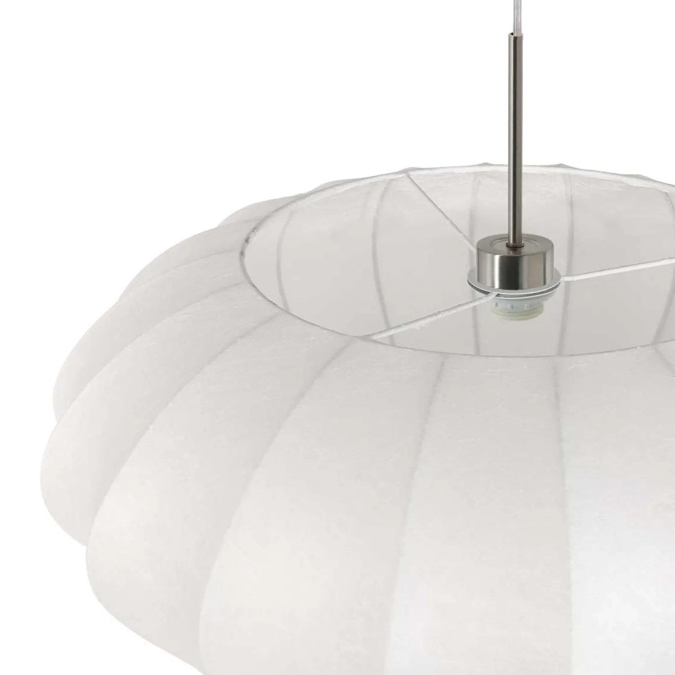 Steinhauer Hanglamp Sparkled Light Grijs Zijde Wit