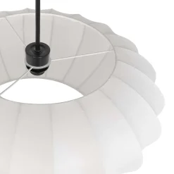 Steinhauer Hanglamp Sparkled Light Zwart Zijde Wit