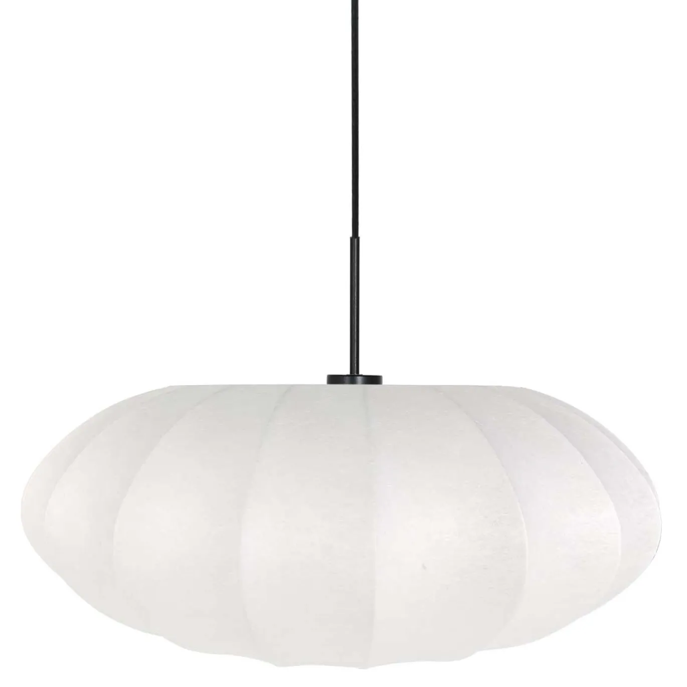 Steinhauer Hanglamp Sparkled Light Zwart Zijde Wit