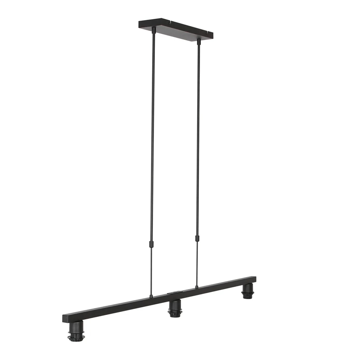 Steinhauer Hanglamp Stang 3-Lichts Grof Linnen Wit