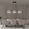 Steinhauer Hanglamp Stang 3-Lichts Grof Linnen Grijs
