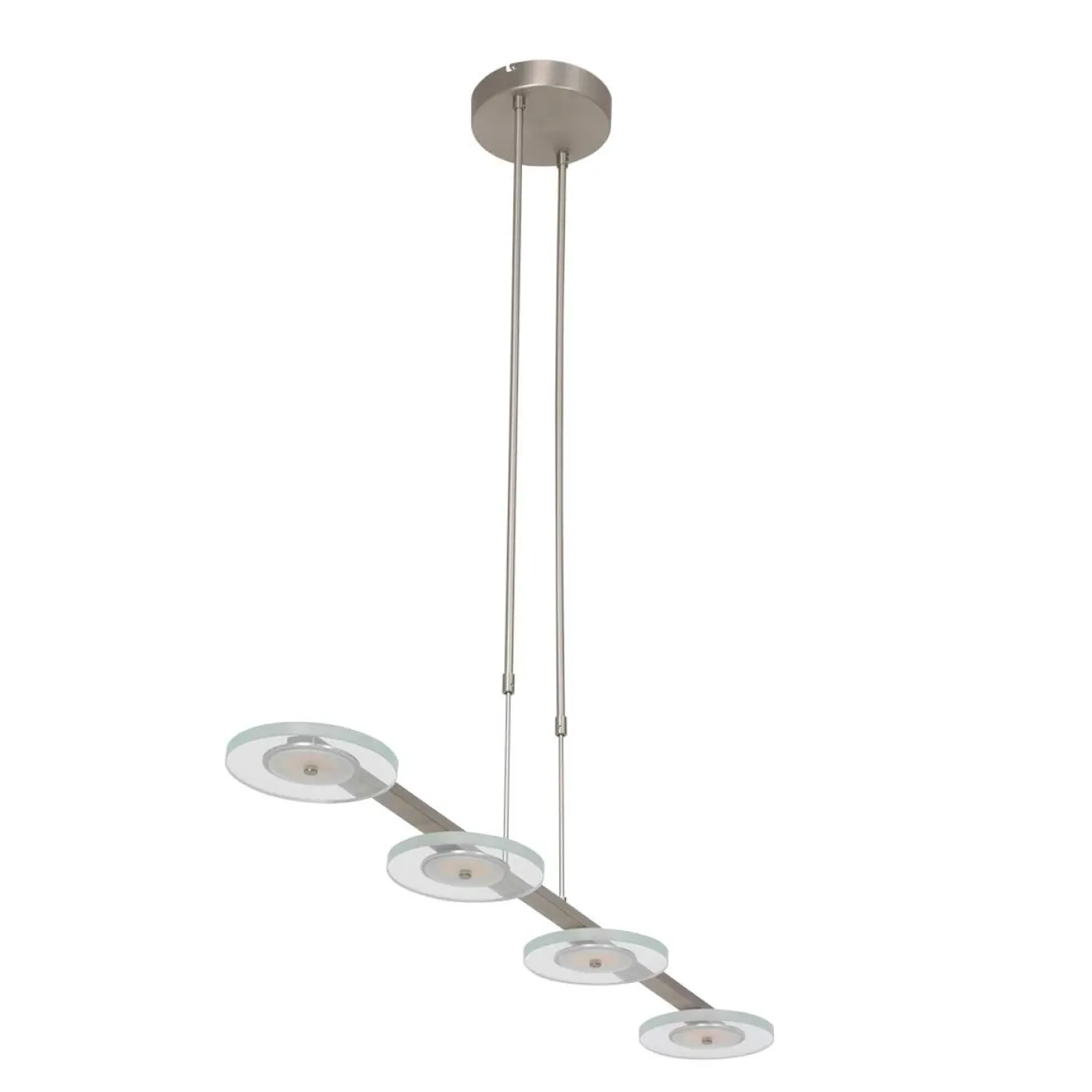 Steinhauer Hanglamp Turound Grijs 4-Lichts