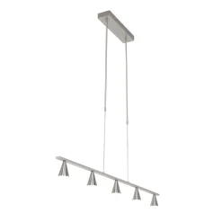 Steinhauer Hanglamp Vortex 5-Lichts Grijs