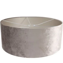 Steinhauer Lampenkap Zilver Velours Ø50cm