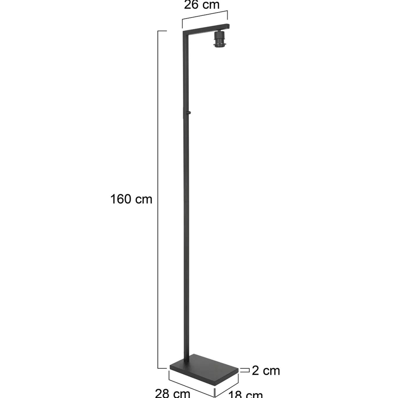 Steinhauer Leeslamp Stang Metaal Zwart