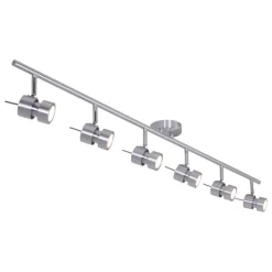 Steinhauer Natasja LED Plafondspot Staal 6-lichts 134cm