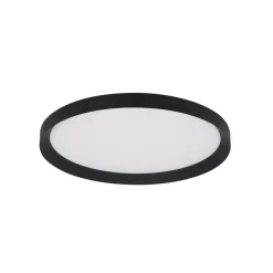 Steinhauer Plafondlamp Flady Zwart Ø40cm