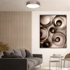 Steinhauer Plafondlamp Ringlede Brons Ø38cm