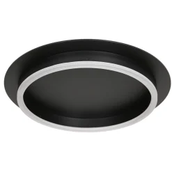 Steinhauer Plafondlamp Ringlux Zwart Ø32cm