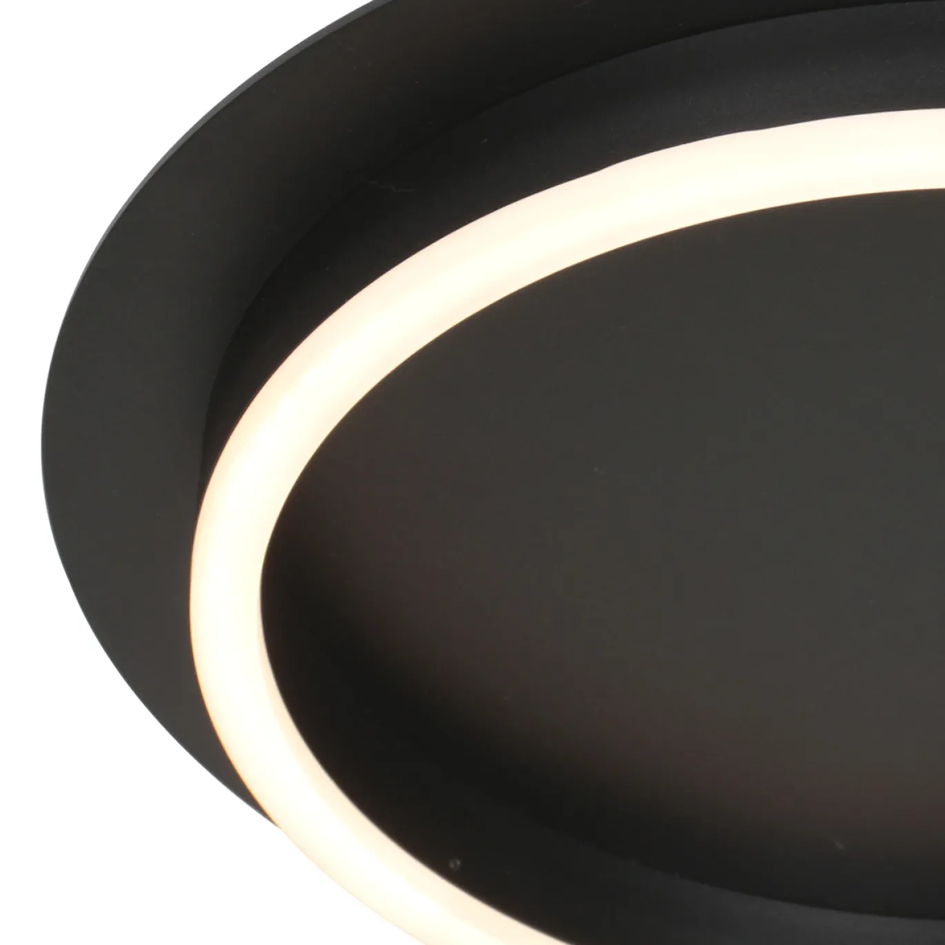 Steinhauer Plafondlamp Ringlux Zwart Ø32cm
