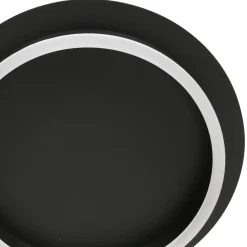 Steinhauer Plafondlamp Ringlux Zwart Ø32cm