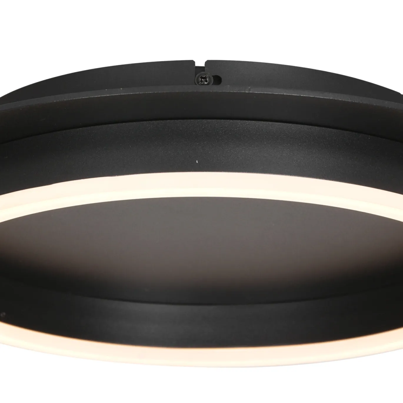 Steinhauer Plafondlamp Ringlux Zwart Ø32cm