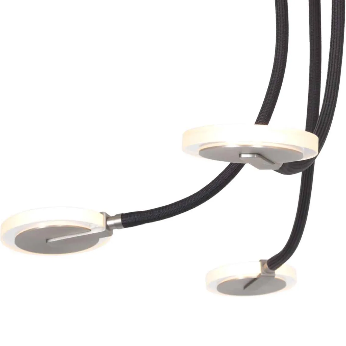 Steinhauer Plafondlamp Turound Grijs Transparant Glas