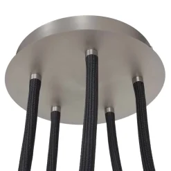 Steinhauer Plafondlamp Turound Grijs Transparant Glas