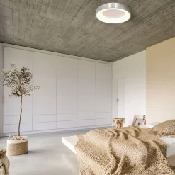 Steinhauer Ringlede LED Plafondlamp Zilver Ø30cm